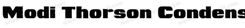 Modi Thorson Condens字体转换